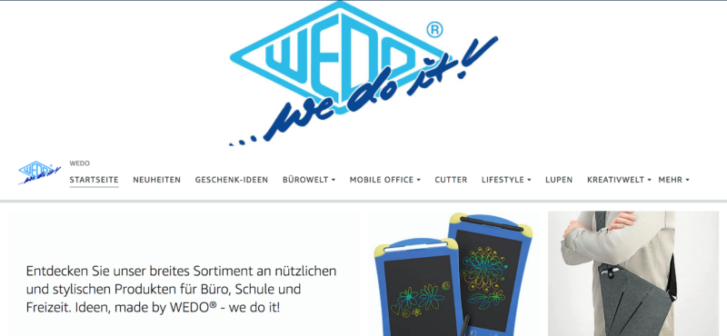 Screenshot WEDO Store